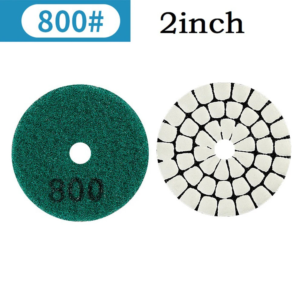 1X Dry Polishing Pad Granite Marble Sanding Disc Stone Dia-mond