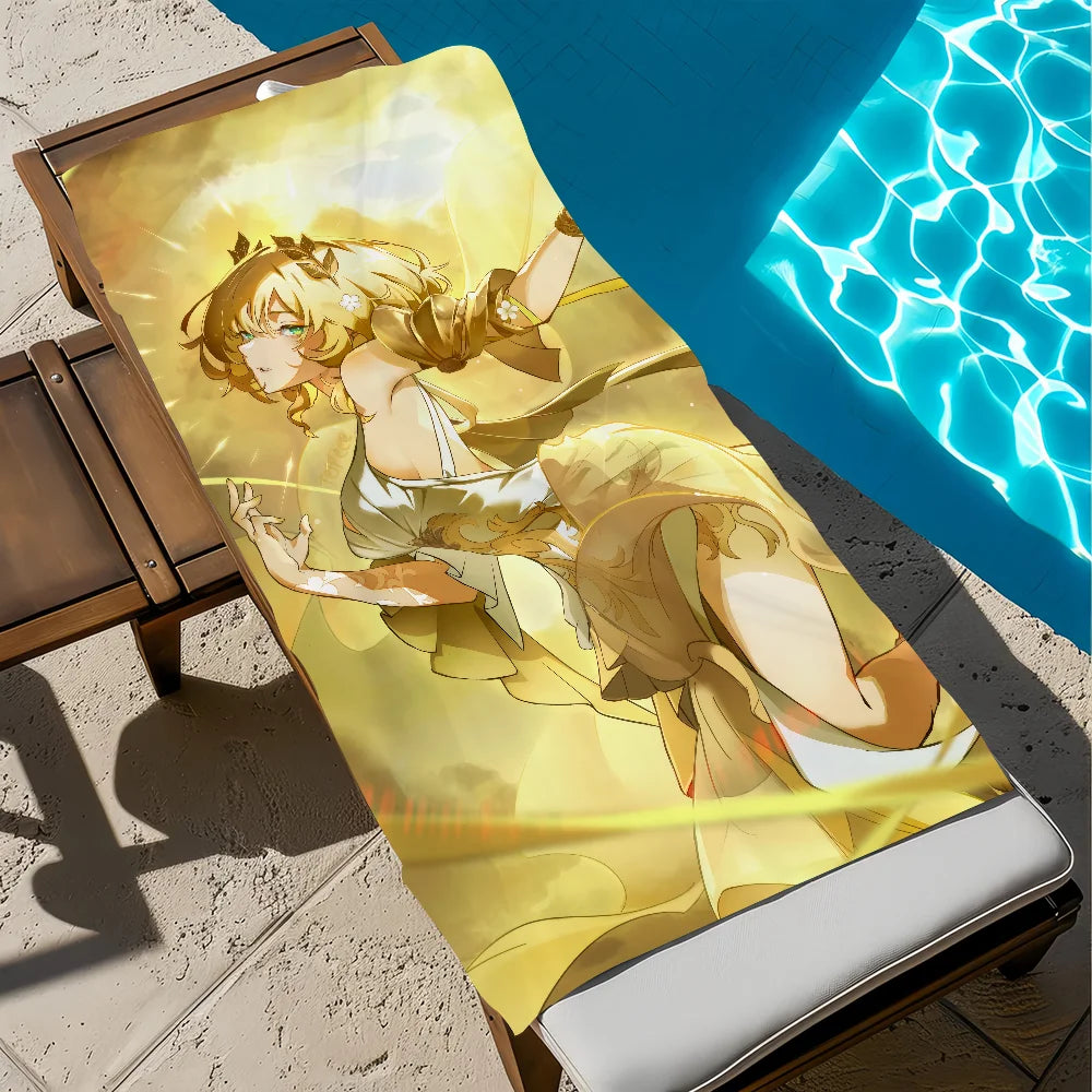 Honkai Star Rail Aglaea Quick-Dry Beach Towel | Soft Pool Towel