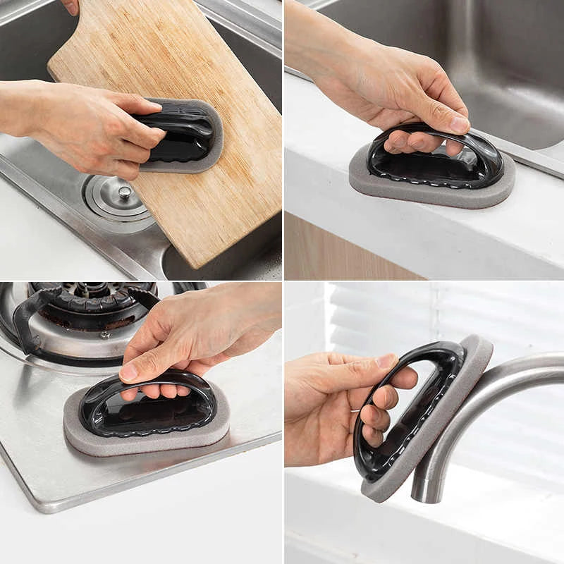 Creative Sponge Brush Rust Removal Tool Suitable for Multi-purpose Cleaning Products Such As Kitchens Bathrooms Bathtubs Etc Peaceful Pleasures Health and Wellness