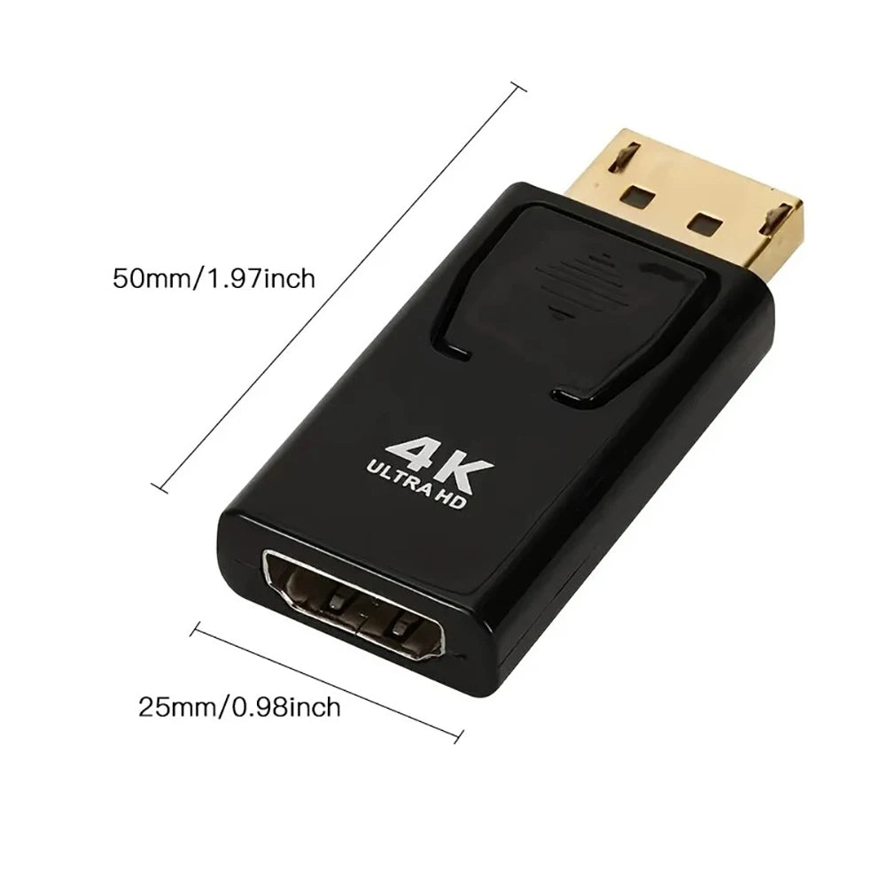 DisplayPort to HDMI Adapter 4K 1080P | DP to HDMI Converter