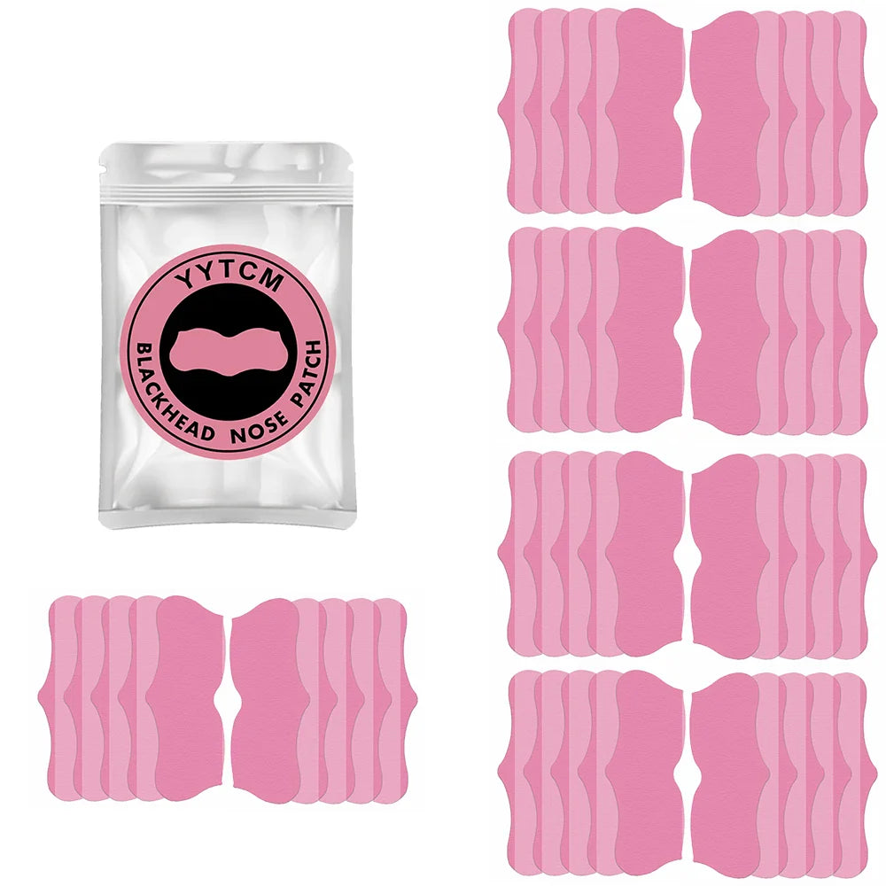 Large Pink Nose Pore Strips – Deep Cleansing Blackhead Remover