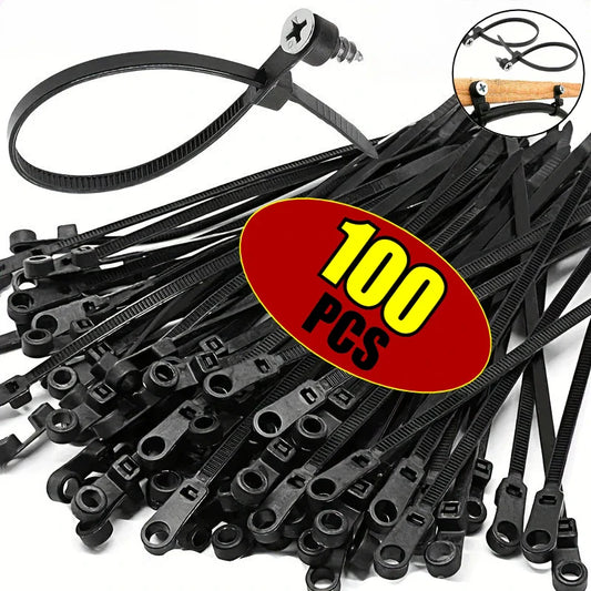 Screw Hole Nylon Cable Ties – Reusable Self-Locking Zip Ties Nylon Cable Ties Oasis Select