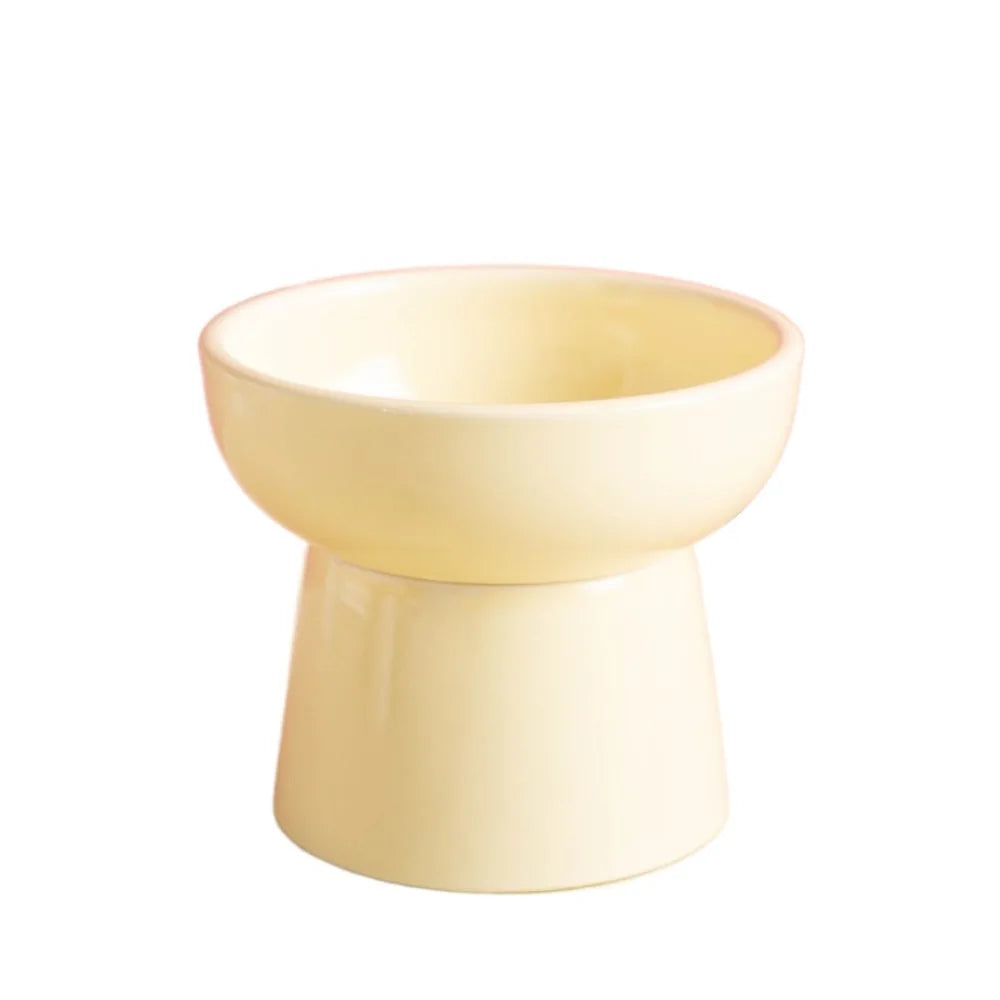 Elevated Ceramic Cat Bowl | Raised Pet Feeder 300ml