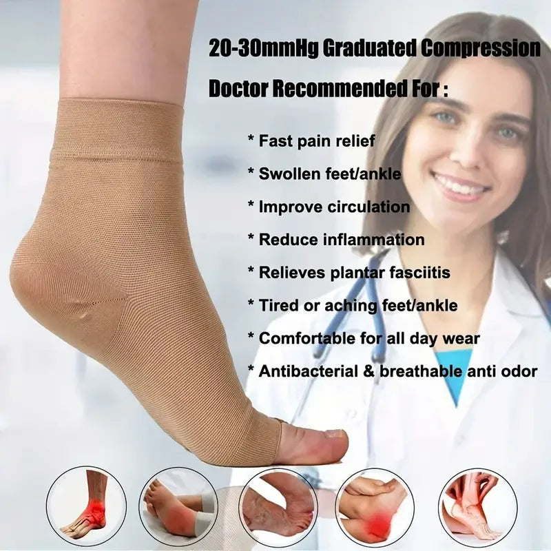 1 Pair Of Ultra-thin High Elastic Sports Ankle Protector, Basketball Dance Fitness Ankle Protector Anti-sprain Ankle Protector Peaceful Pleasures Health and Wellness