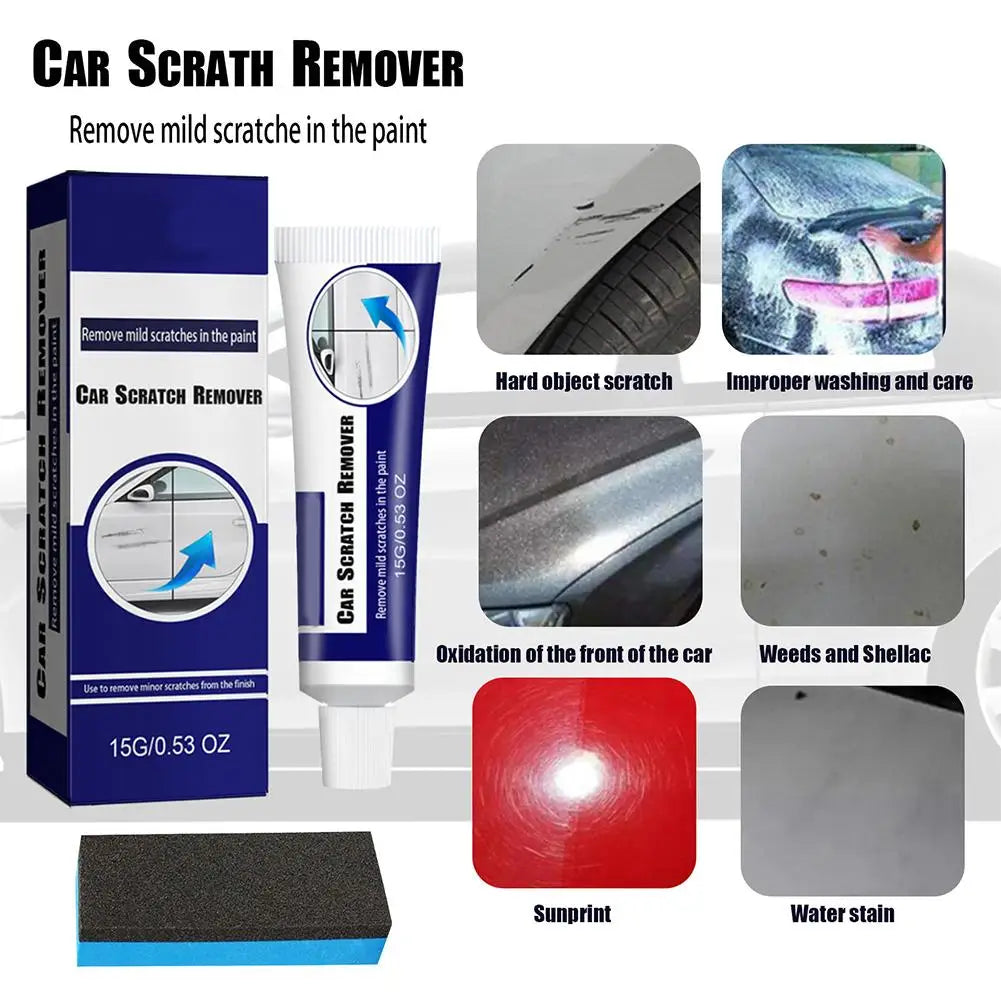 Car Scratch Remover Paint Care Tools Auto Swirl Remover Scratches Repair Polishing Auto Body Grinding Compound Anti Scratch Wax Peaceful Pleasures Health and Wellness