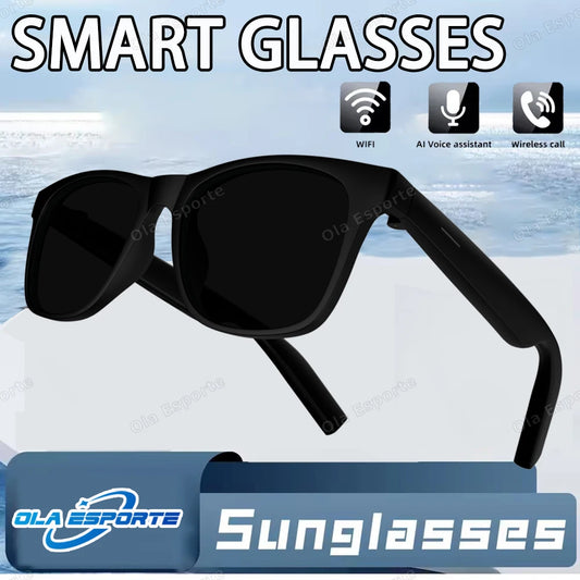 AI Smart Glasses Bluetooth 5.3 UV Polarized Sunglasses Voice Assistant Smart Bluetooth Glasses Peaceful Pleasures Health and Wellness