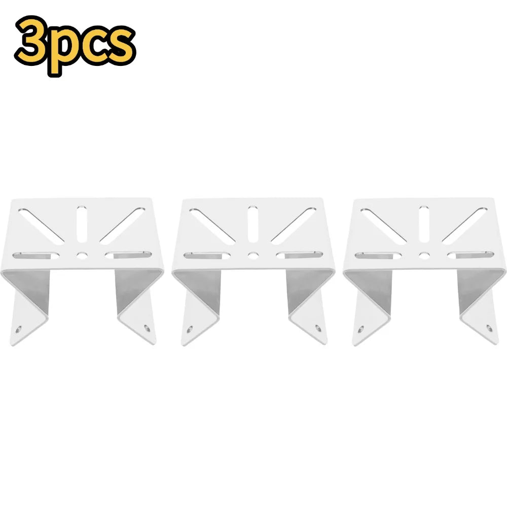 Wall Mount Corner Bracket For Security Camera Setup Peaceful Pleasures Health and Wellness 3pcs