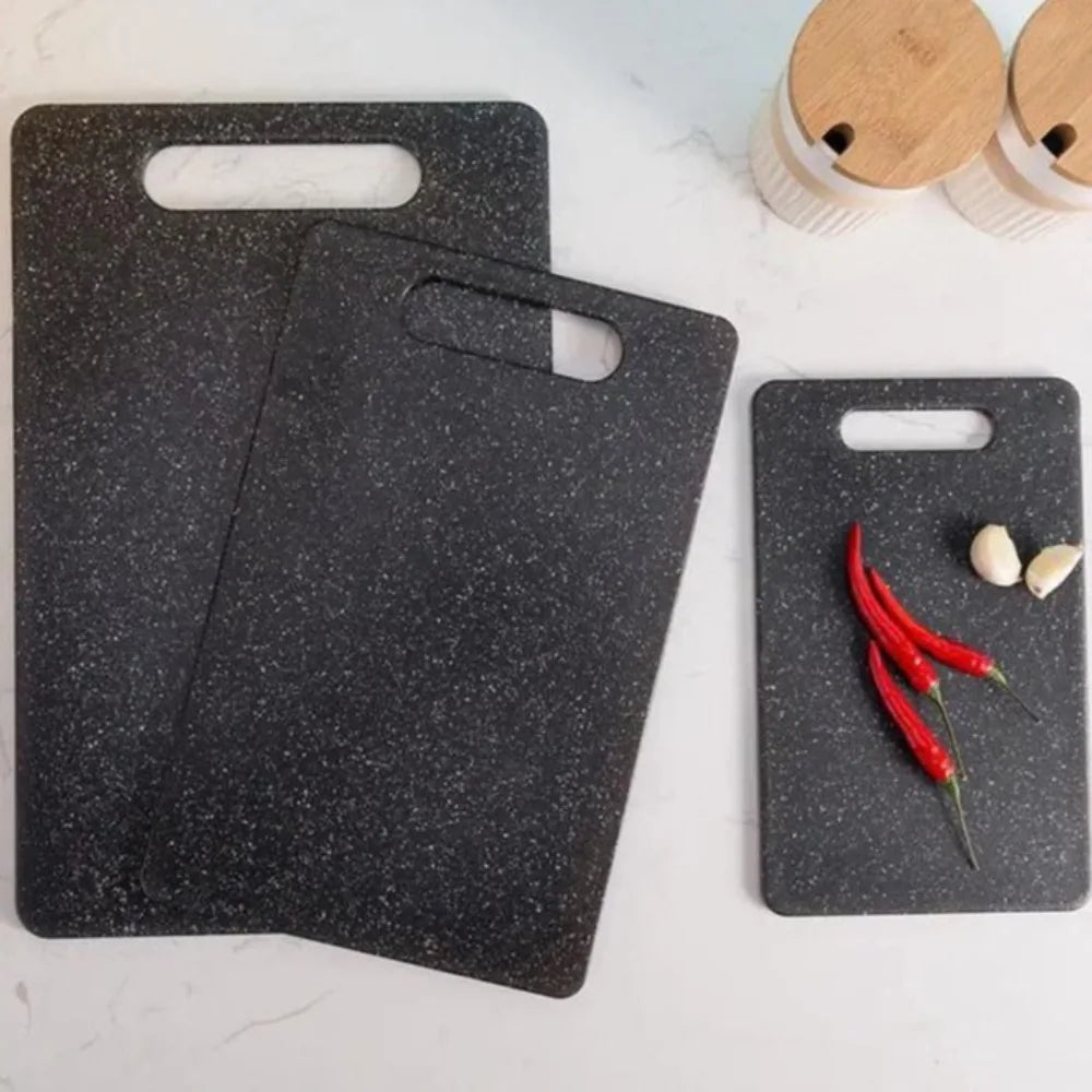 Marble Texture PP Cutting Board Antibacterial Double-sided Vegetable Cutting Board Anti-mildew Non-Slip Meat Chopping Board Peaceful Pleasures Health and Wellness