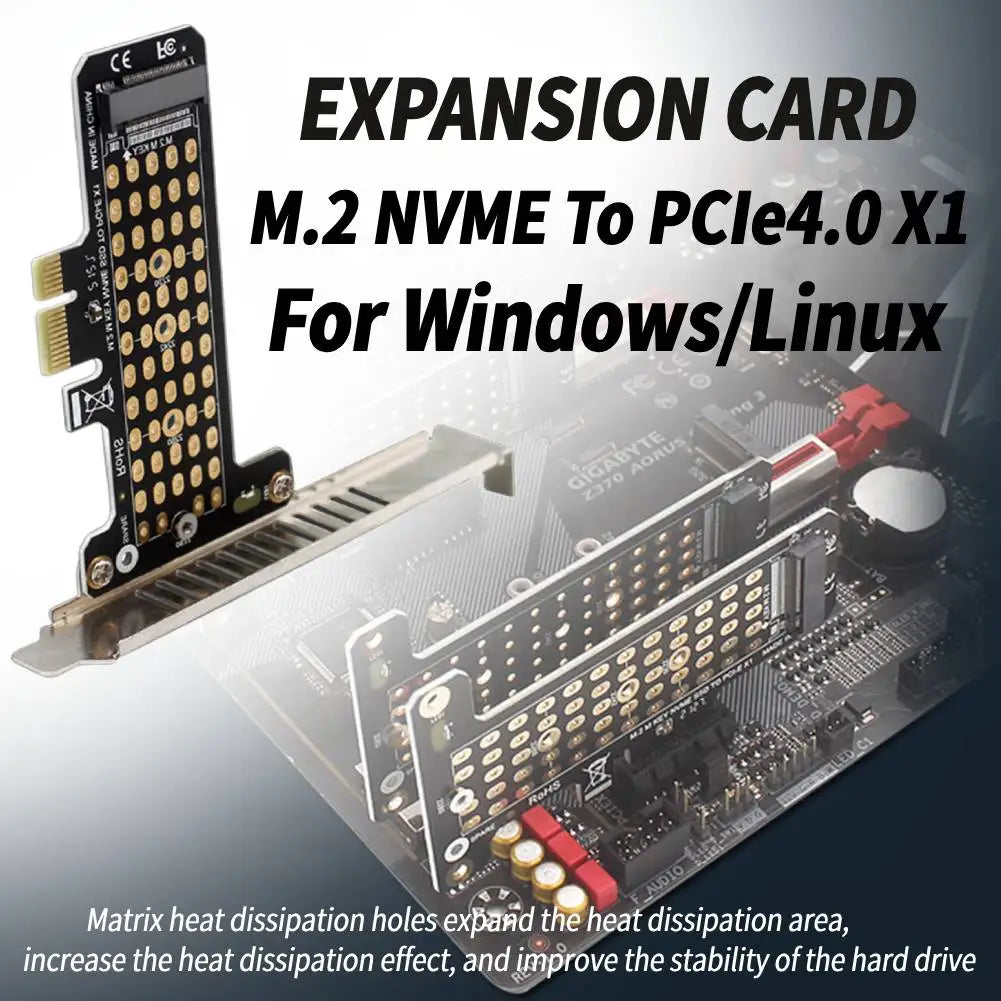 M.2 NVMe to PCIe 4.0 X1 Expansion Card 32Gbps for M Key SSD Peaceful Pleasures Health and Wellness france