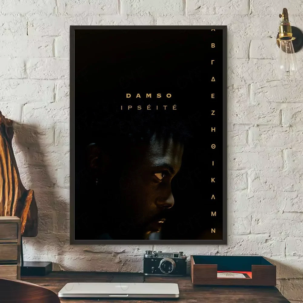 D-Damso Qalf Rapper Poster HD art sticky wall waterproof home living room bedroom bar aesthetic decoration Peaceful Pleasures Health and Wellness z20 40X50cmNoframe