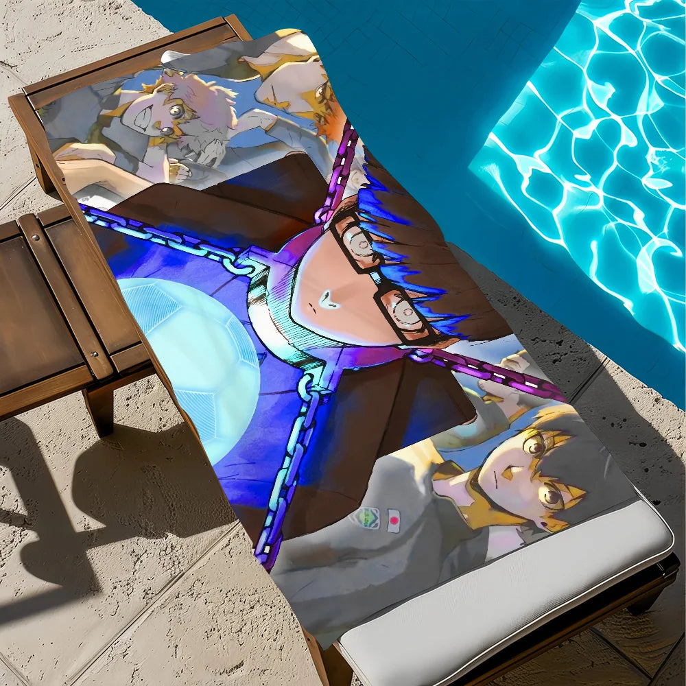 Blue Lock Anime Beach Towel | Quick Dry Soft Towel – 11 Sizes