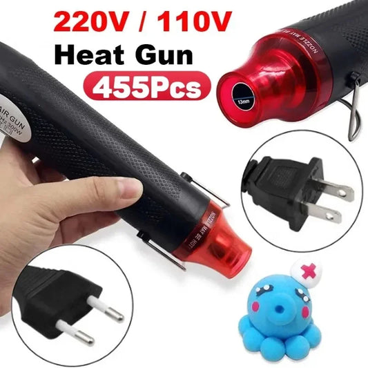220/110V hot air gun or accessories.DIY tool hot power tool mini 300W welding temperature process blower,support base retraction Peaceful Pleasures Health and Wellness