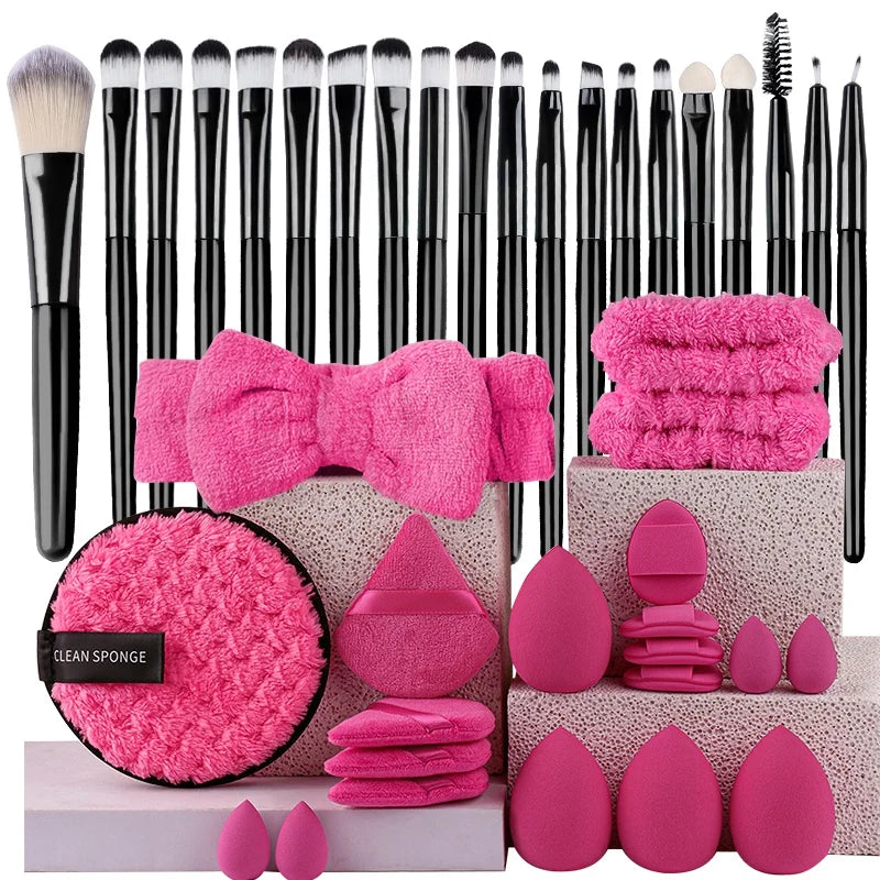 RUNTOIN 20Pcs Eye Makeup Brush Set – Eyeshadow & Smudge Kit