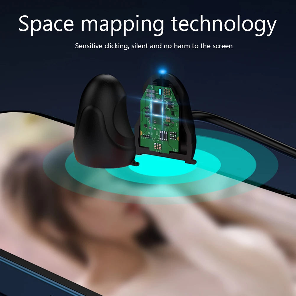 Mobile Phone Screen Auto Clicker with Digital Display & Blue Light Auto Tapper Taps for Games Live Broadcasts Deal Reward Tasks Peaceful Pleasures Health and Wellness