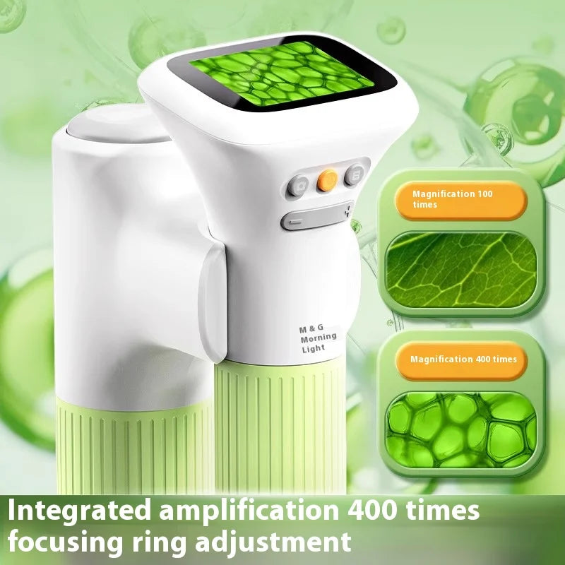 Children's Optical Microscope Scientific Experiment Portable Handheld Professional Can See Bacteria Peaceful Pleasures Health and Wellness