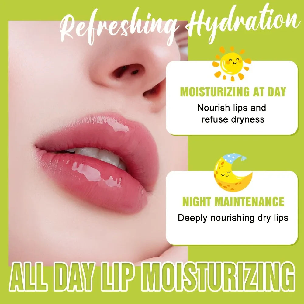 Aloe & Peach Lip Balm Stick – Sheer Gloss & Daily Moisture 3.5g