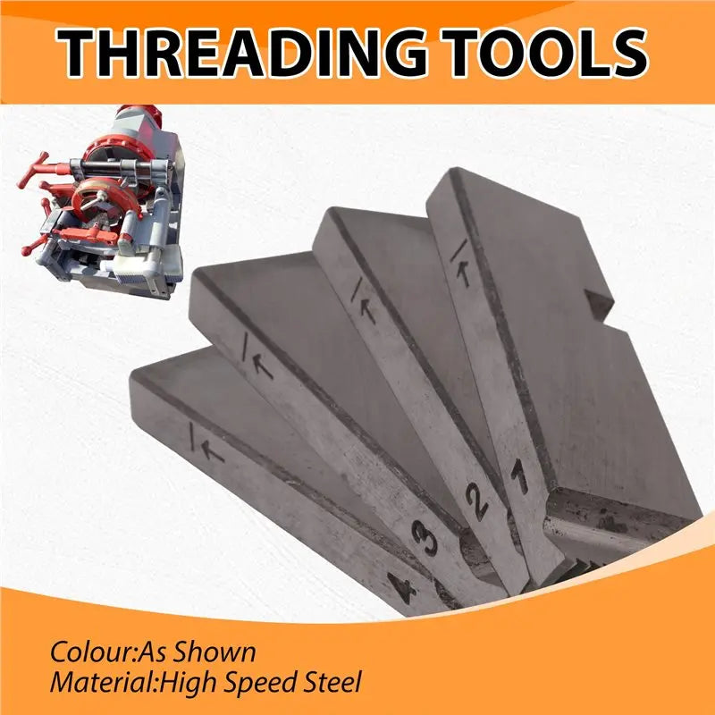 A36T 4-Pack Pipe Threader Dies for RIDGID – 1–2 Inch NPT HSS