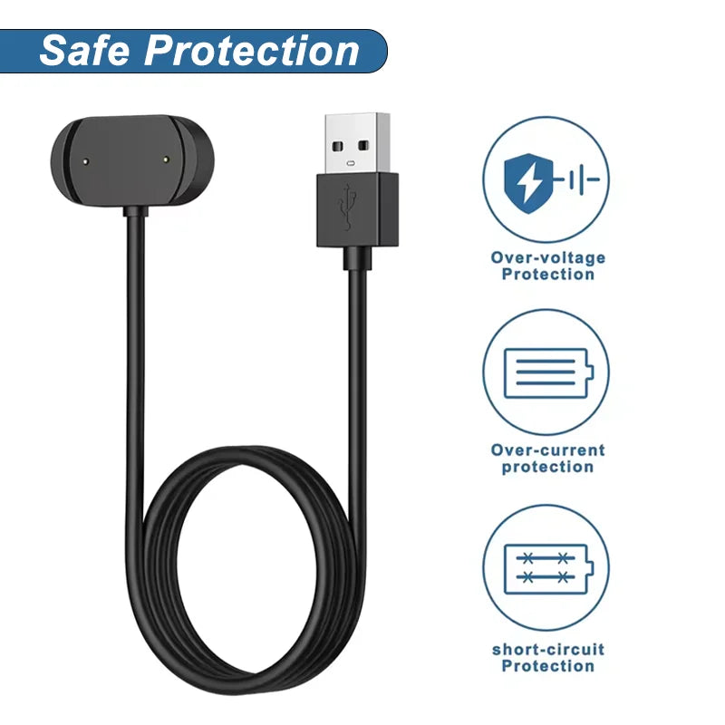 USB Charging Cable For Amazfit GTR3 GTS3 Pro Smart Watch Dock Charger Cradle Adapter For Amazfit GTR 3 GTS 3 Magnetic Charger Peaceful Pleasures Health and Wellness