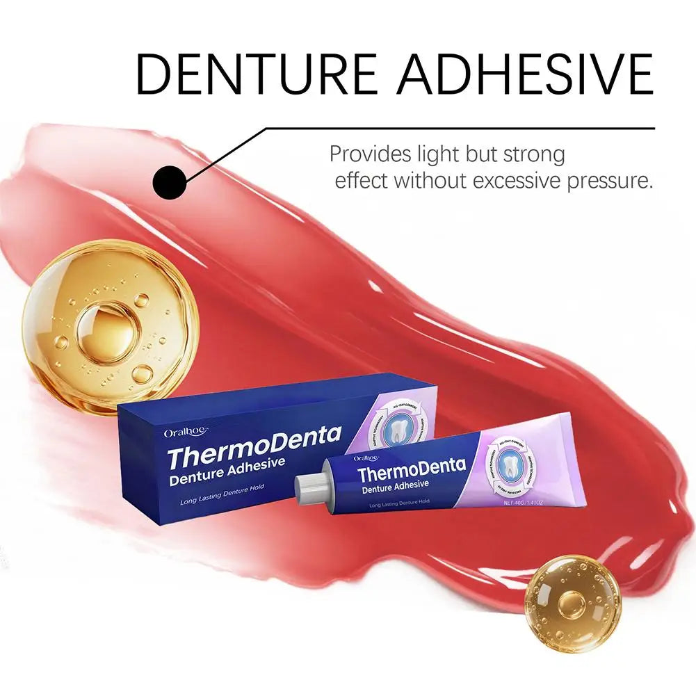 Zinc-Free Denture Fixation Adhesive – Up to 4-Day Secure Hold