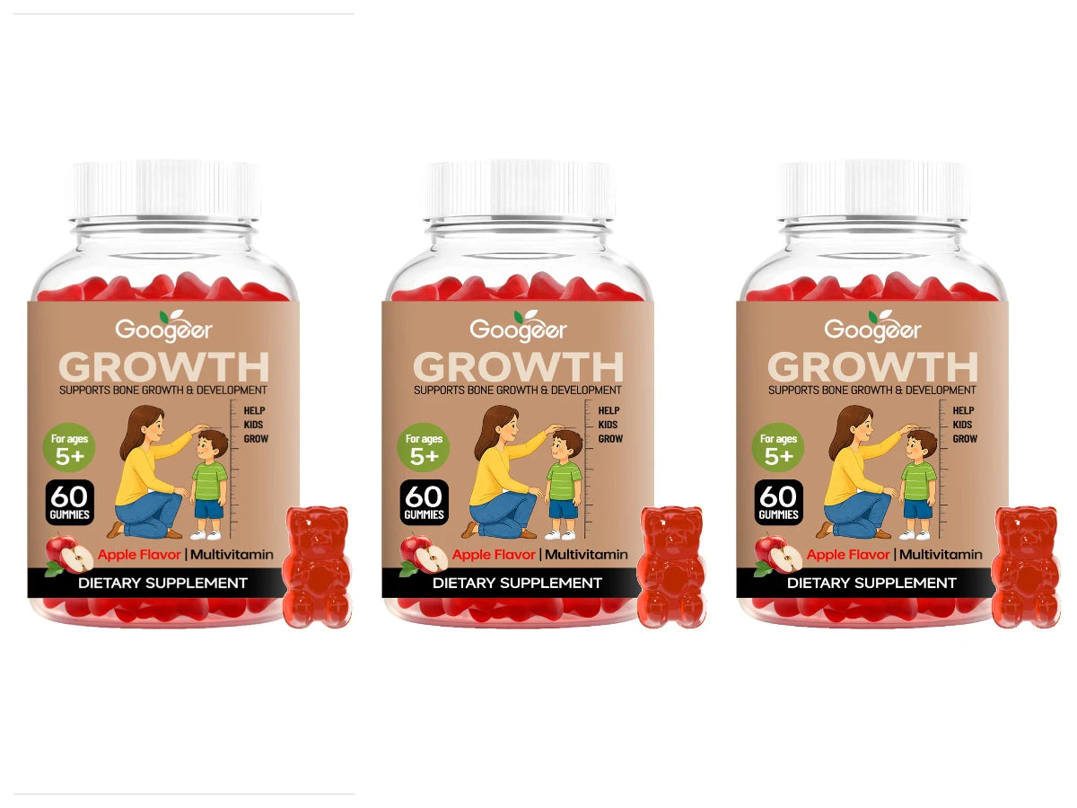 Kids Calcium D3 K Apple Gummies – 60ct Multivitamin for Children