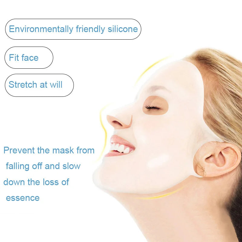 Silicone 3D Face Mask Cover – Reusable Anti-Evaporation Shield