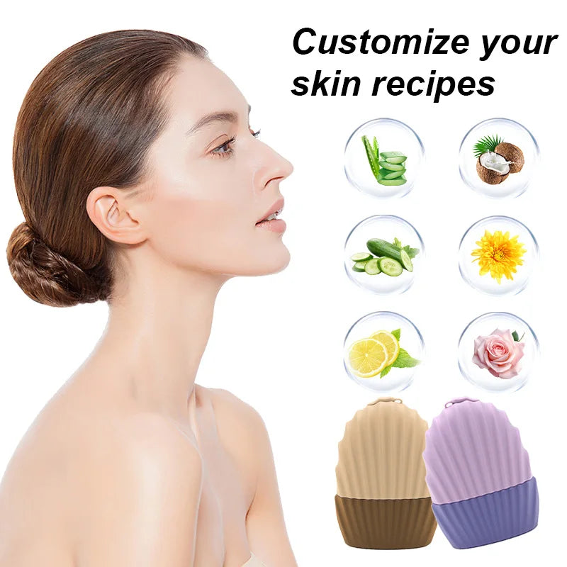 Silicone Ice Facial Roller & Face Massager Ice Globe Mold