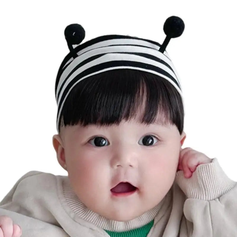 Baby Girls Hairband with Bangs – Cute Infant Headpiece