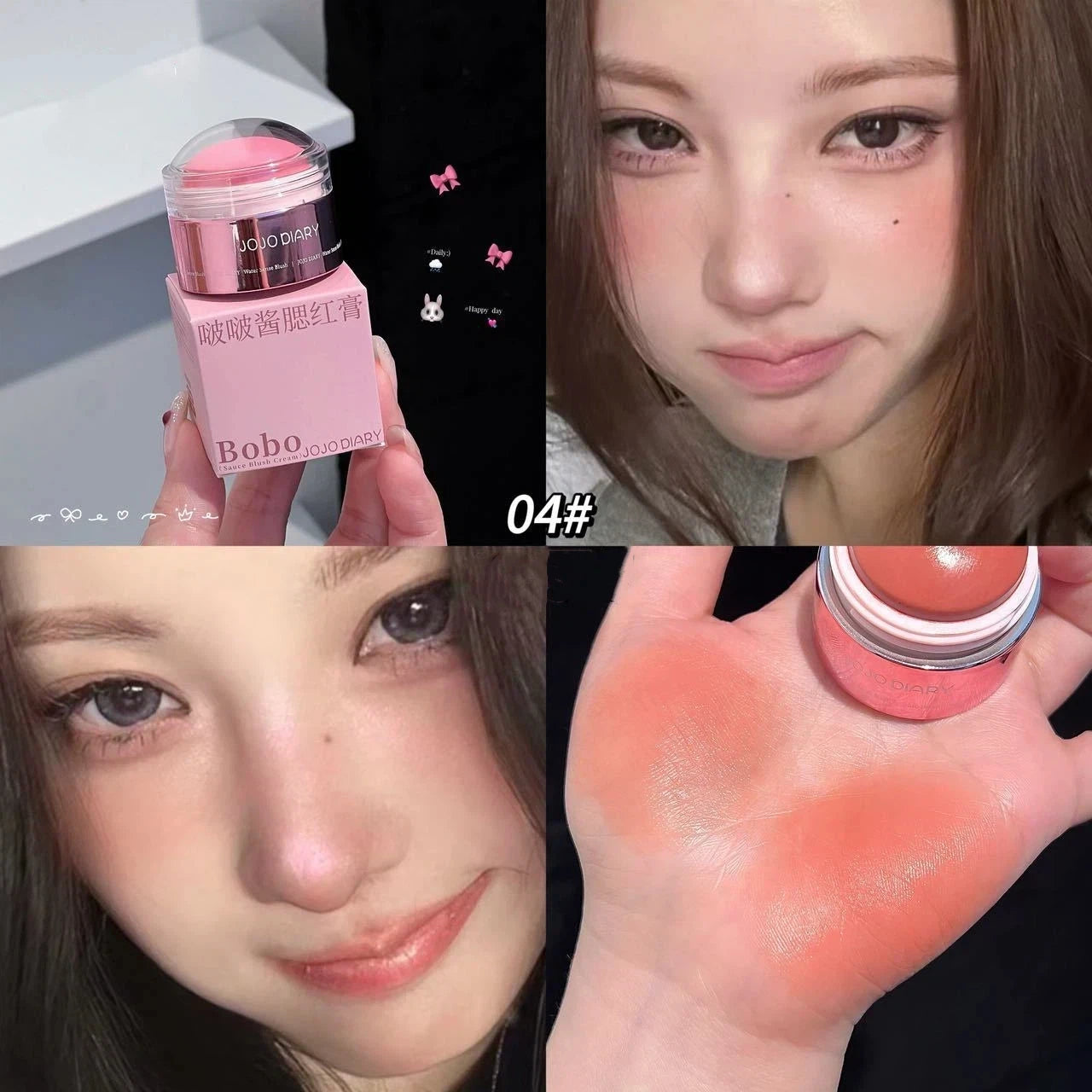 Matte Cream Blush Stick | Nude Apricot Peach Cheek Tint