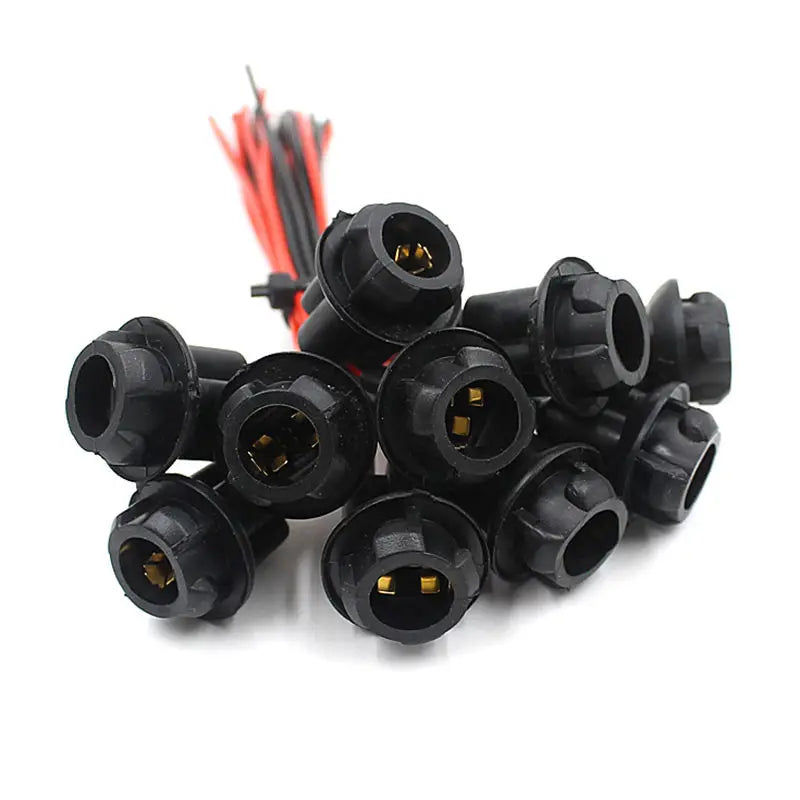 T10 W5W 168 194 Socket Marker Instrument Lights Holder Connector Wire