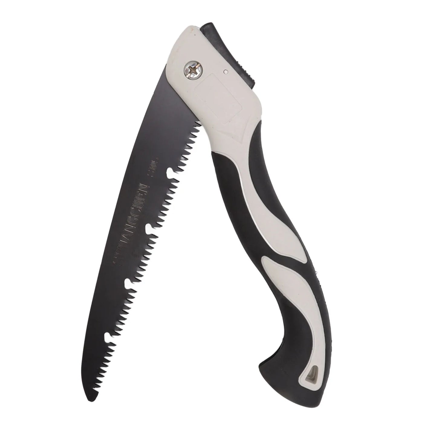 Folding Saw Silicone Handle Compact Hand Pruning Saw Triple Cut Teeth Manganese Steel Blade for Branches Cutting for Gardening Peaceful Pleasures Health and Wellness