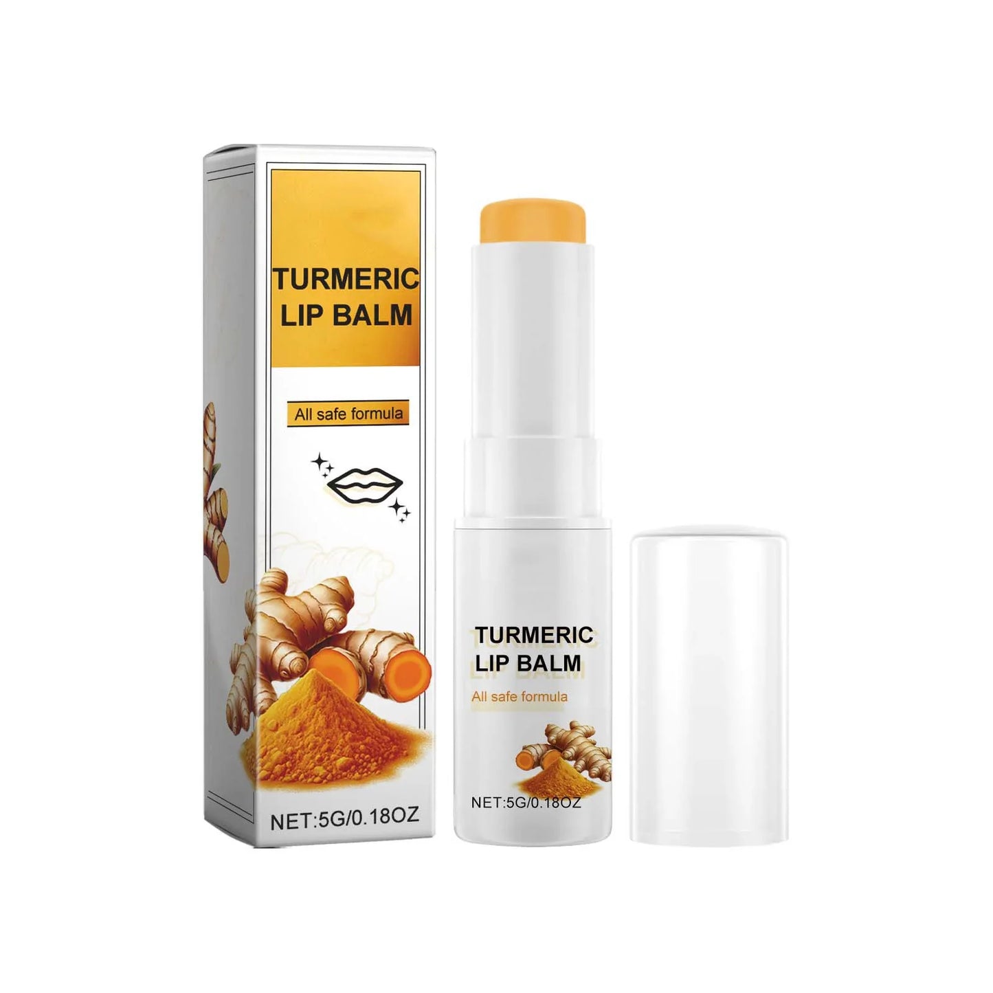 Collagen & Turmeric Lip Balm – Hydrating & Plumping 5g