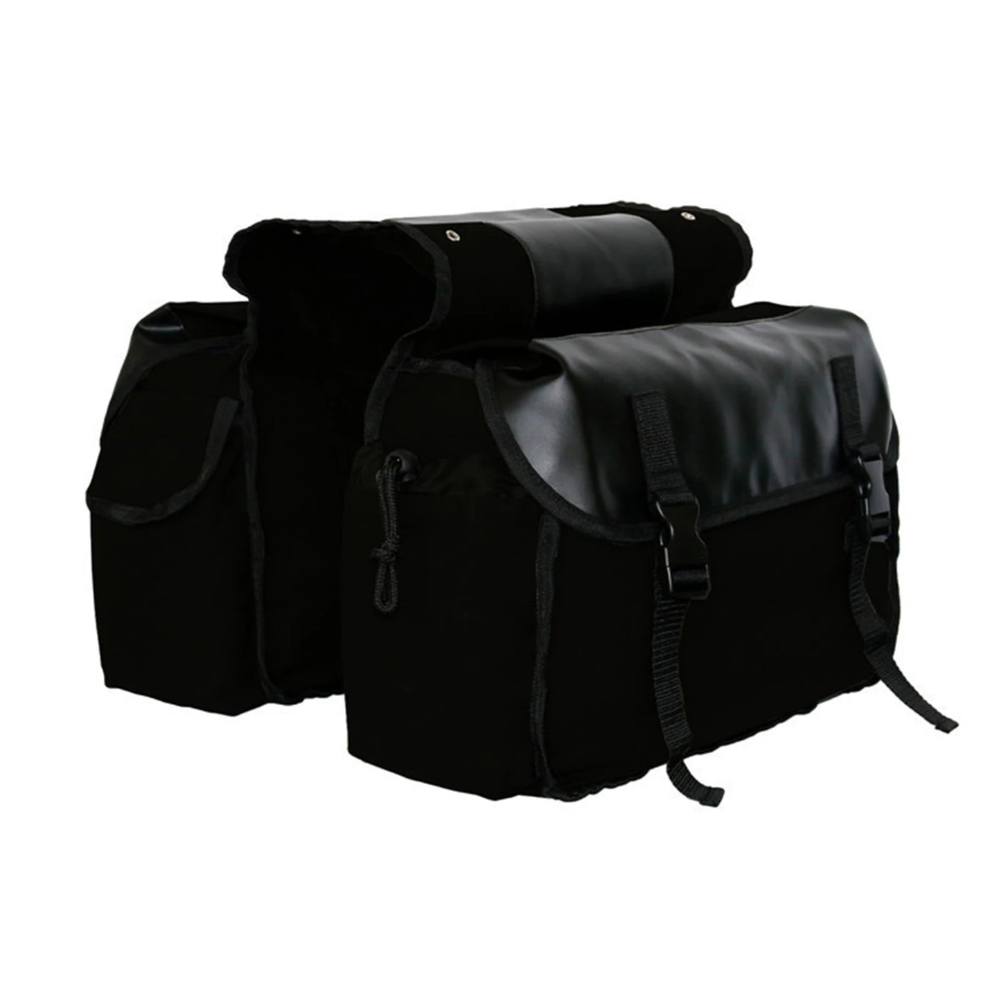 Motorcycle Canvas Saddle Bag – Large Capacity Waterproof Panniers