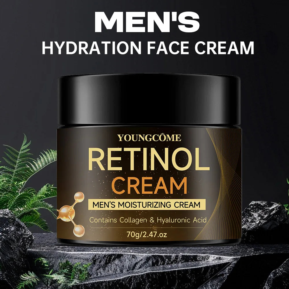Men's Retinol Face Cream – Anti-Aging Moisturizer 40g/70g Men's Face Cream Peaceful Pleasures Health and Wellness