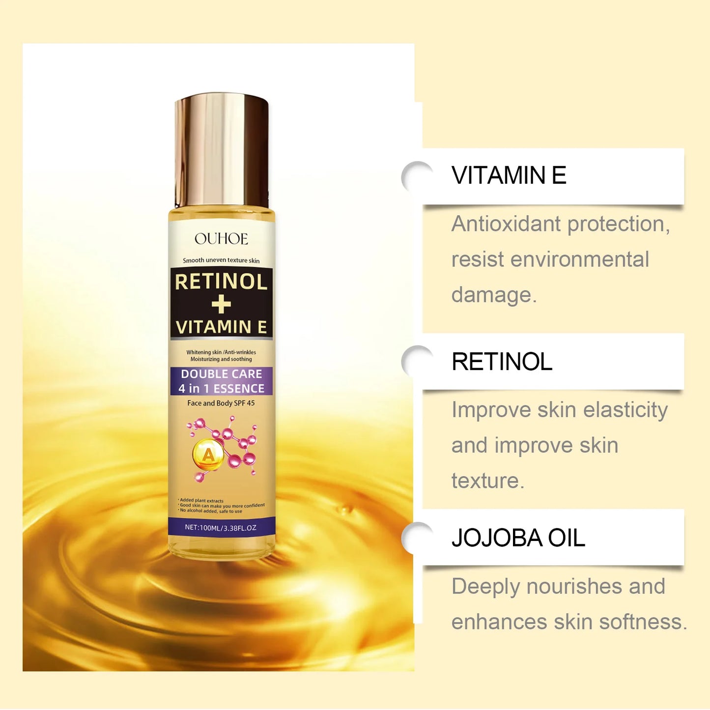Retinol Collagen Serum – Firming, Brightening & Pore Minimizing