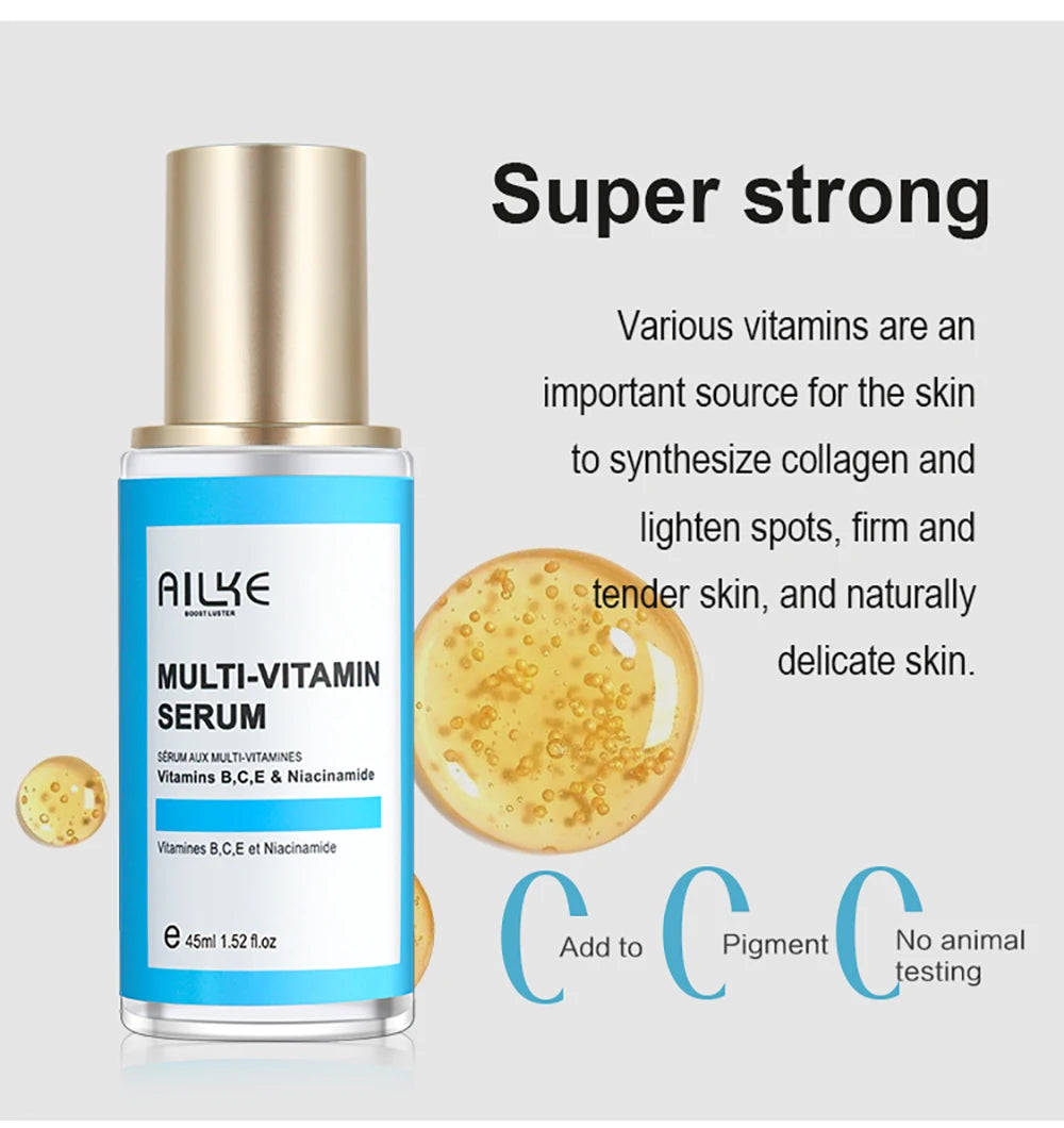 AILKE MultiVitamin Face Serum | Brightening & Anti-Aging 45ml