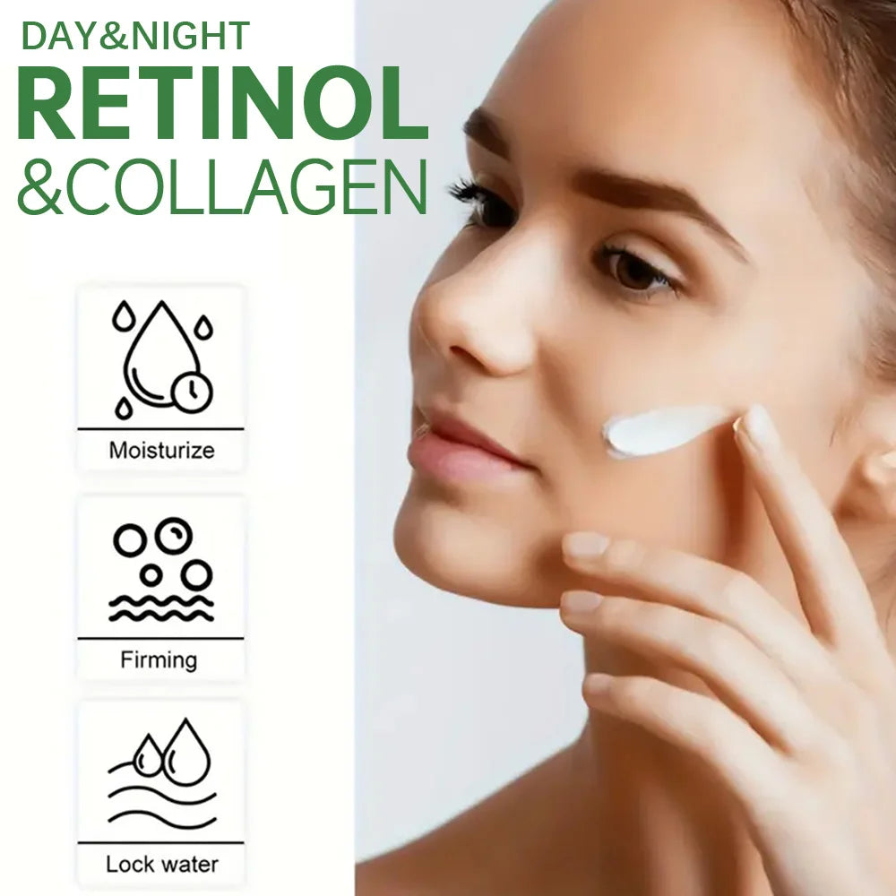 YOUNGCOME Retinol Day Night Moisturizer Cream - Hyaluronic Acid Hydration for Daily Skin Care | Face Moisturizing Lotion Peaceful Pleasures Health and Wellness