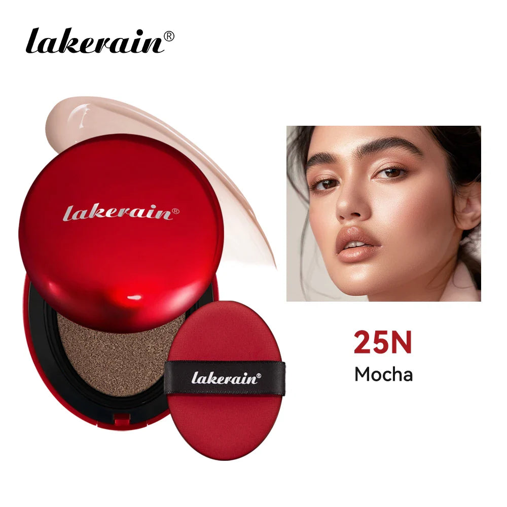 Lakerain Cushion Foundation – Full Coverage, SPF, 72H Wear