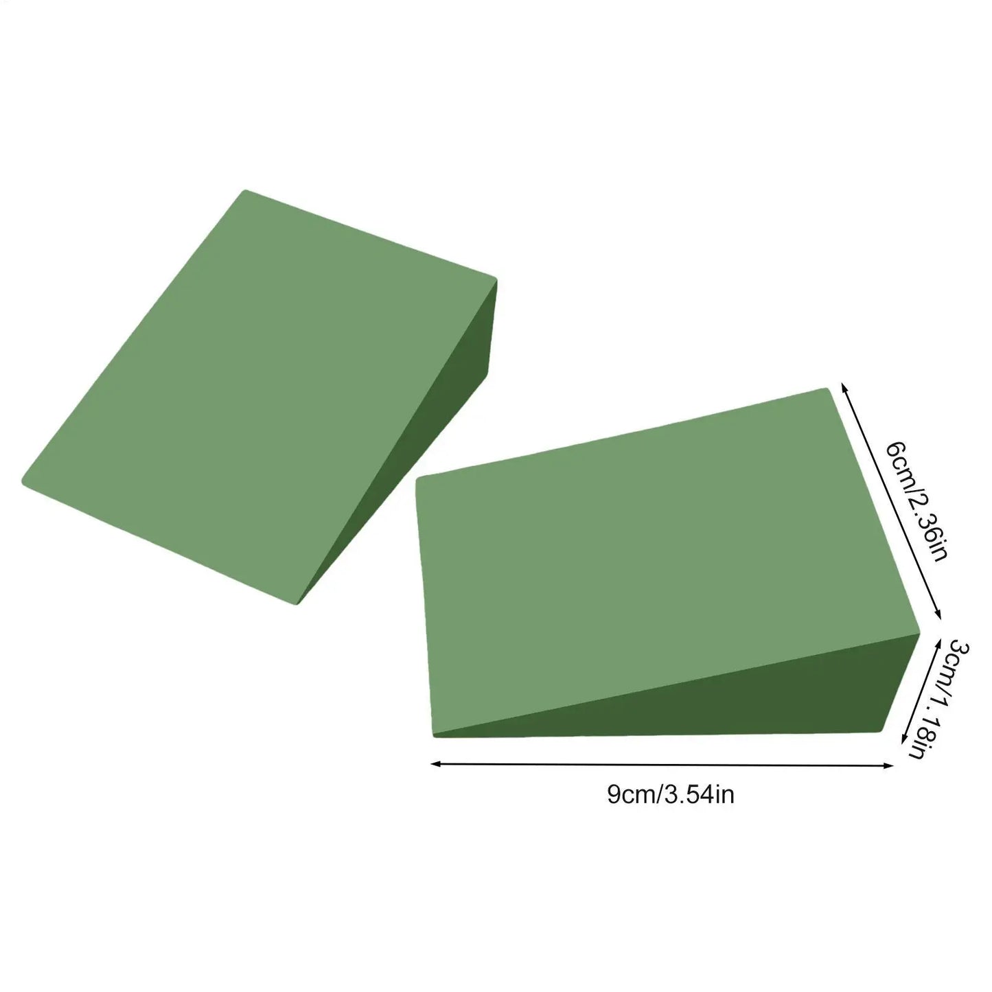EVA Foam Yoga Wedge Blocks – Squat Slant Board Pair
