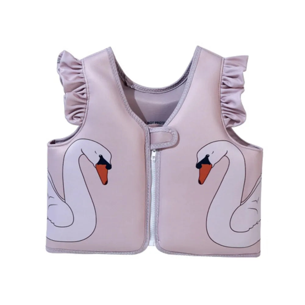Kids Buoyancy Swim Vest | Cartoon Inflation-Free Float Jacket