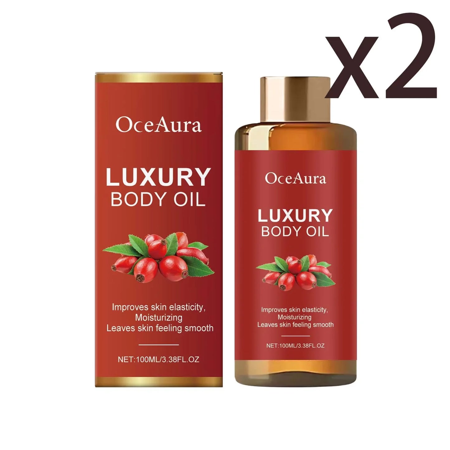 OceAura Calendula Firming Body Oil | Antioxidant Skin Serum 100ml