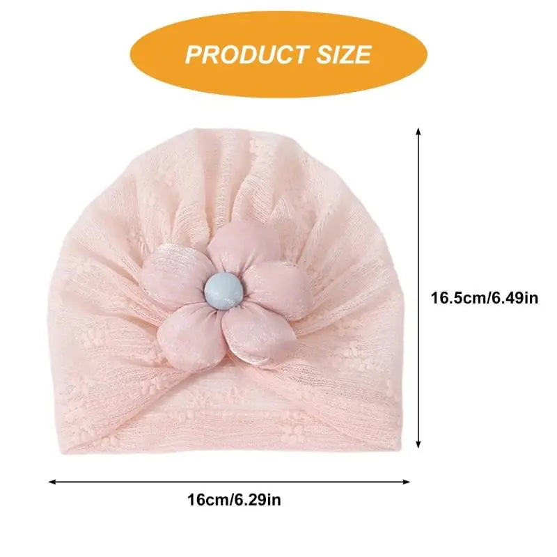 Newborn Baby Hat & Socks Set – Soft Knit Bonnet Girls 0-12M