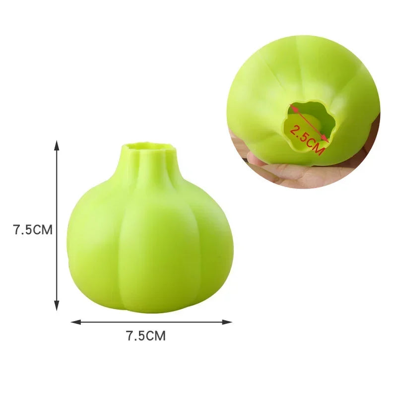 New Kitchen Garlic Peeler Garlic Puree Remover Silicone Garlic Peeler Manual Garlic Peeler Silicone Garlic Peeler Practical Tool Peaceful Pleasures Health and Wellness
