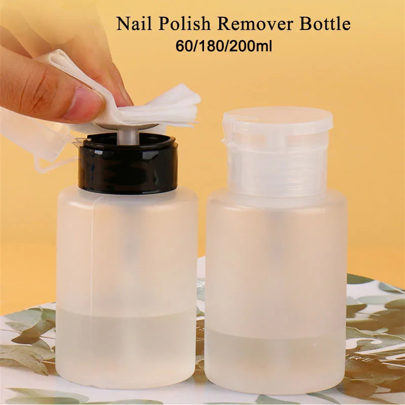 Refillable Nail Polish Remover Pump Bottle 60ml & 180ml