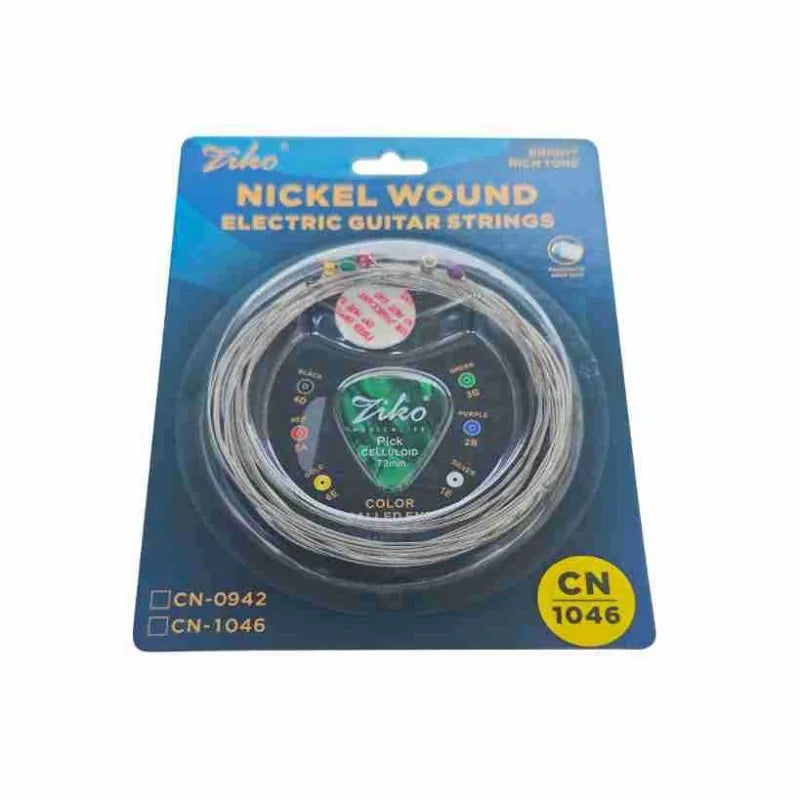 ZIKO Liou Electric Guitar Strings Carbon Steel Hexagonal Alloy 4-6