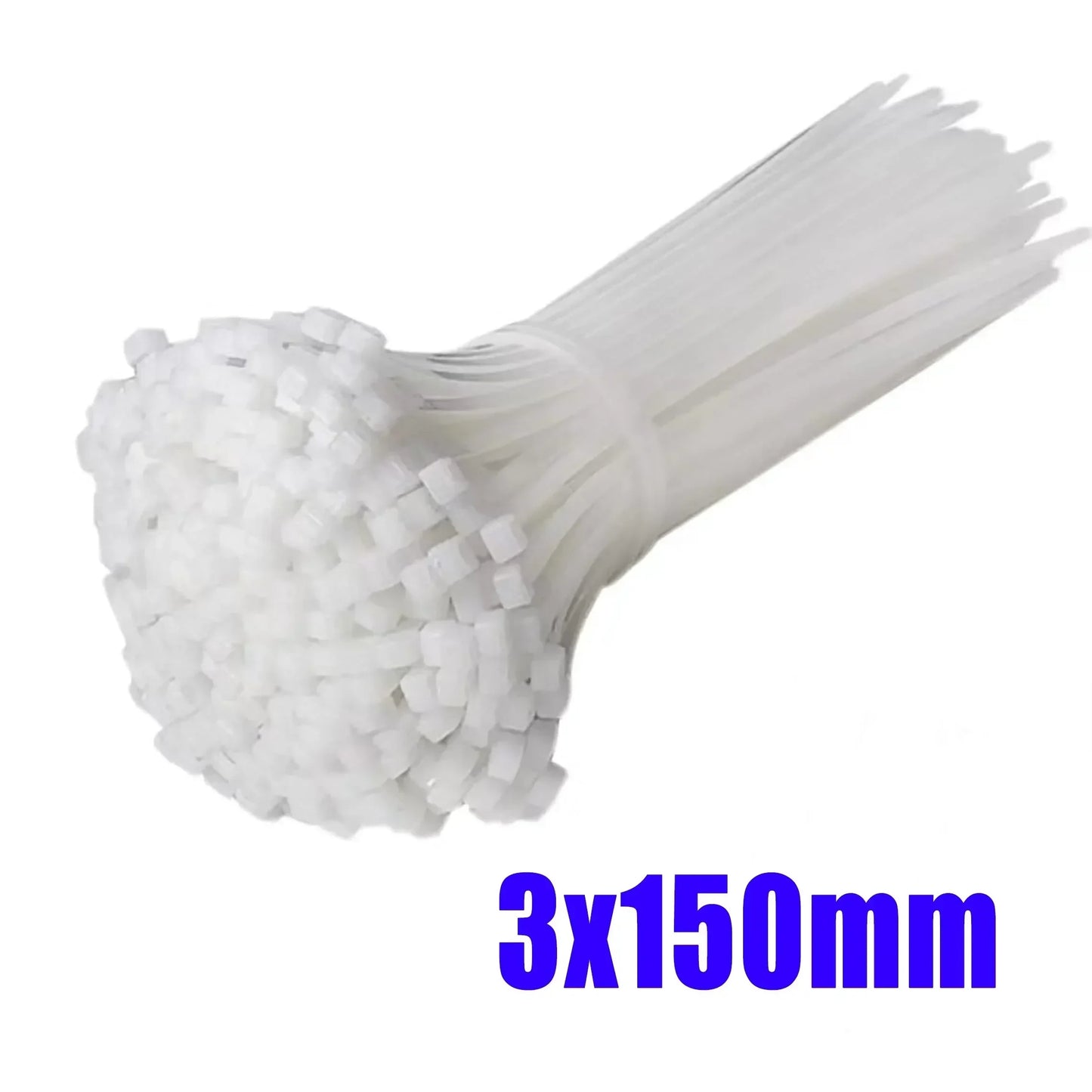 Self-Locking Nylon Cable Ties | 100–1000 Pcs Zip Tie Set