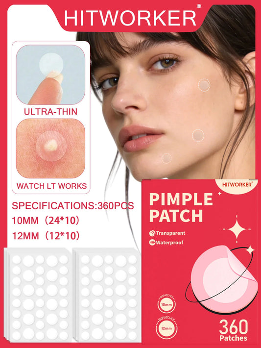 Hydrocolloid Acne Patches – Invisible, Waterproof, All Skin Types Acne Patch Peaceful Pleasures Health and Wellness