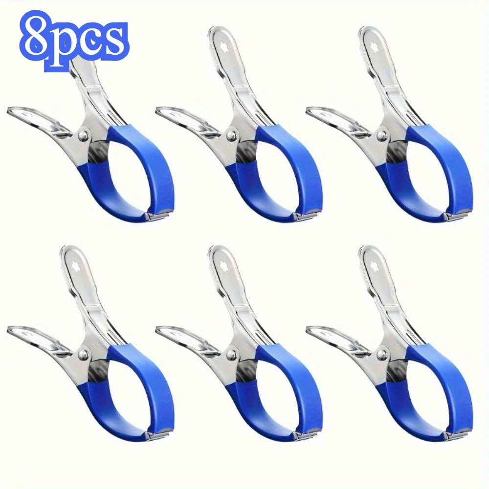 Stainless Steel Pool Cover Clips – Windproof Spring Clips 8/15 Pack