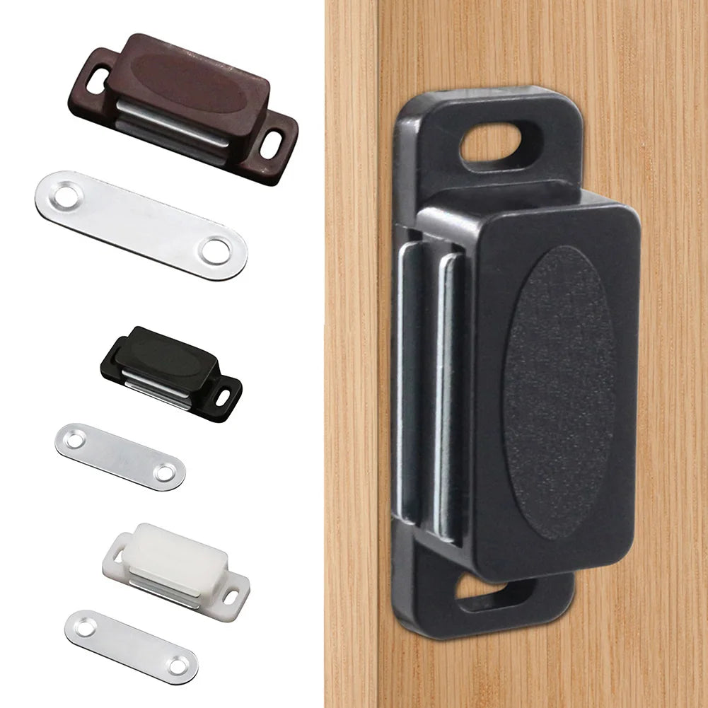 Magnetic Cabinet Catches ABS Plastic Magnet Door Closer Kitchen