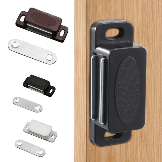 Magnetic Cabinet Catches ABS Plastic Magnet Door Closer Kitchen Peaceful Pleasures Health and Wellness