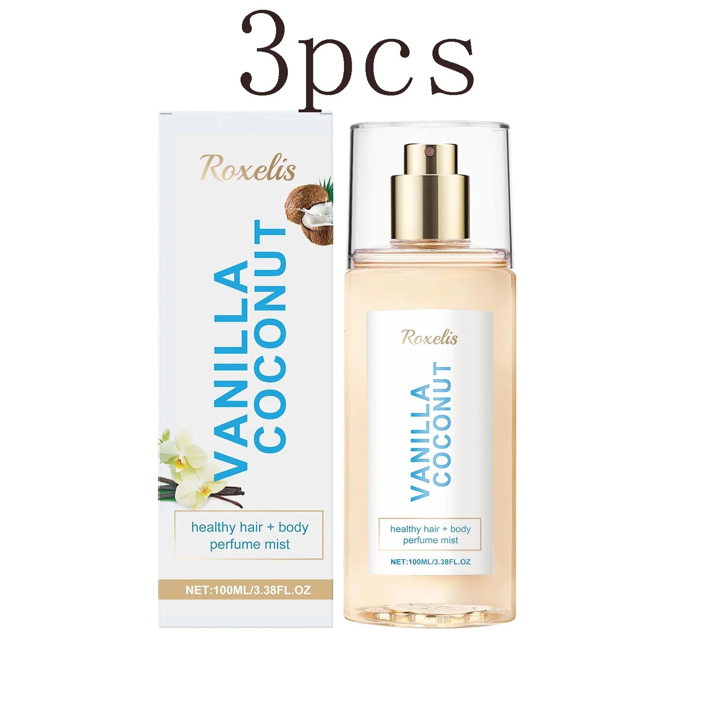 Vanilla Coconut Body Mist – Long-Lasting Fragrance Spray 100ml